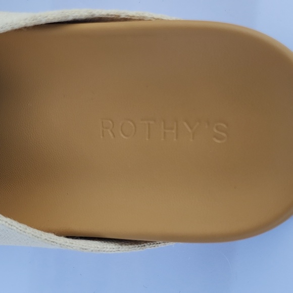 Rothy's Weekender Slide in Cream - Picture 6 of 11
